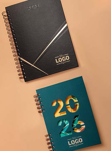 Agendas com Acabamento Superior Redoma Agendas com Acabamento Superior Redoma